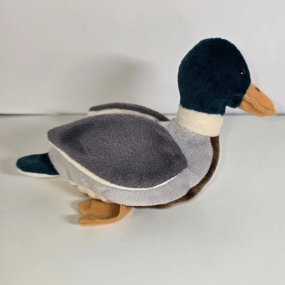 Ty Beanie Baby Jake the Mallard Duck Green Head Bird Plush 1997 Vintage 4199